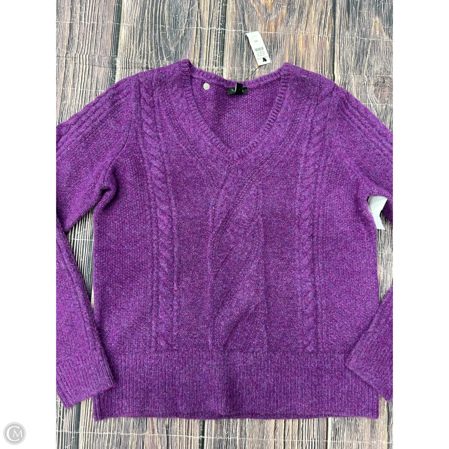 Sweater By Talbots In Purple, Size: Xs