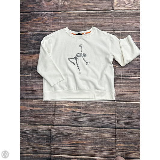 Sweatshirt Crewneck By Jane And Delancey In White, Size: L