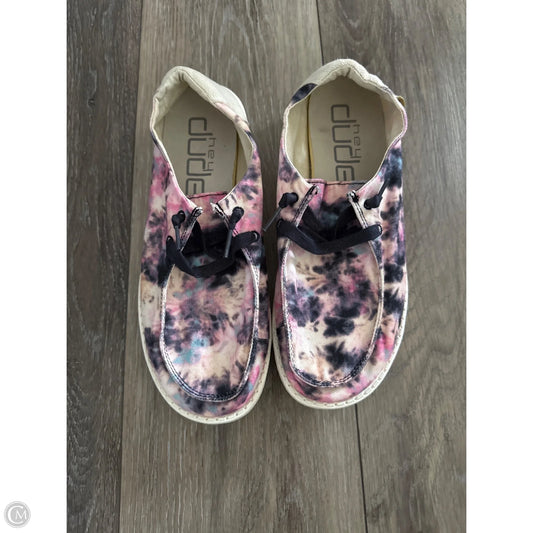 Shoes Flats By Hey Dude In Pink, Size: 9