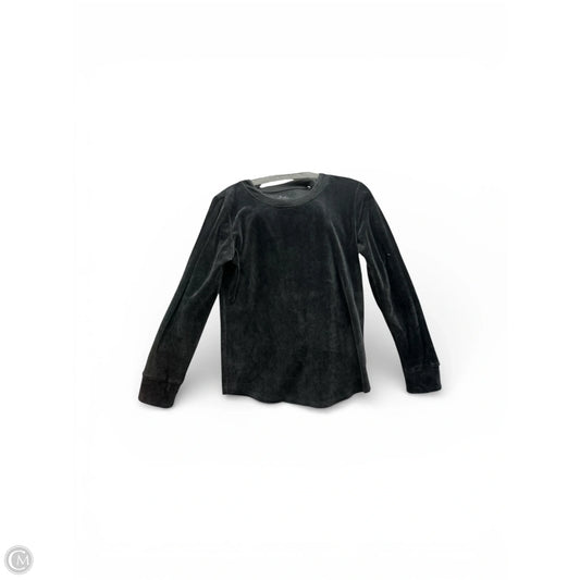 Sweatshirt Crewneck By Cuddl Duds In Black, Size: L