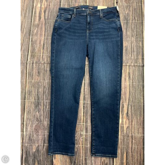 Jeans Straight By Not Your Daughters Jeans In Blue Denim, Size: 10