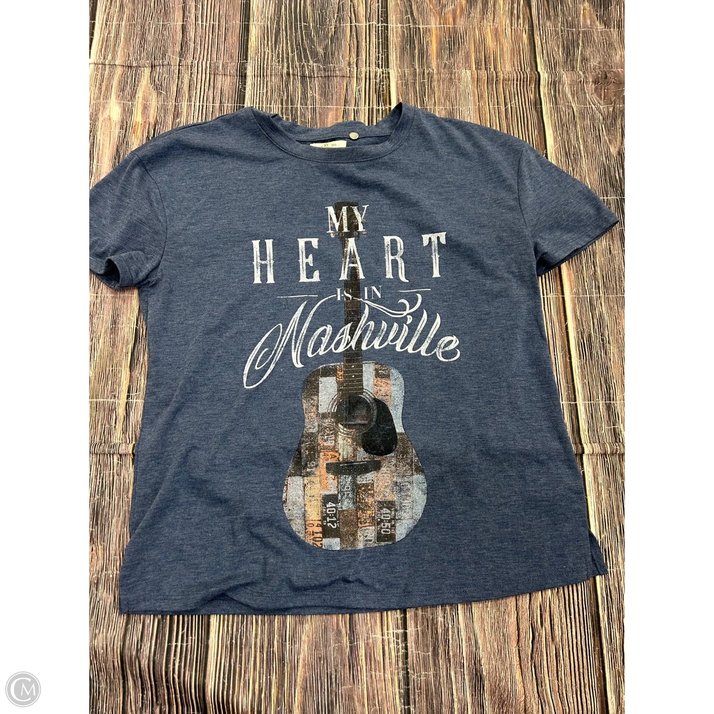 Top Short Sleeve Basic By Maurices In Blue, Size: Xs