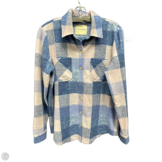 Top Long Sleeve By Lucky Brand In Blue, Size: M