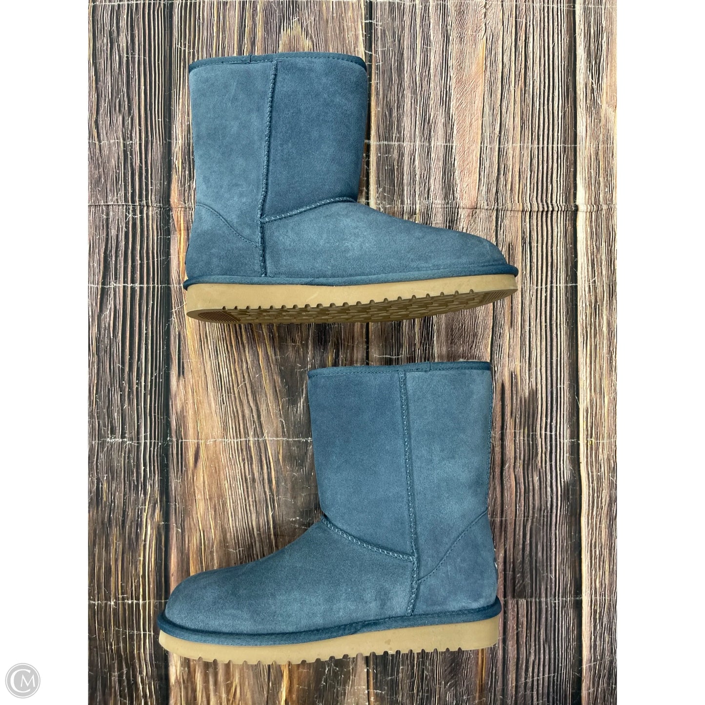 Boots Ankle Flats By Koolaburra By Ugg In Blue, Size: 9