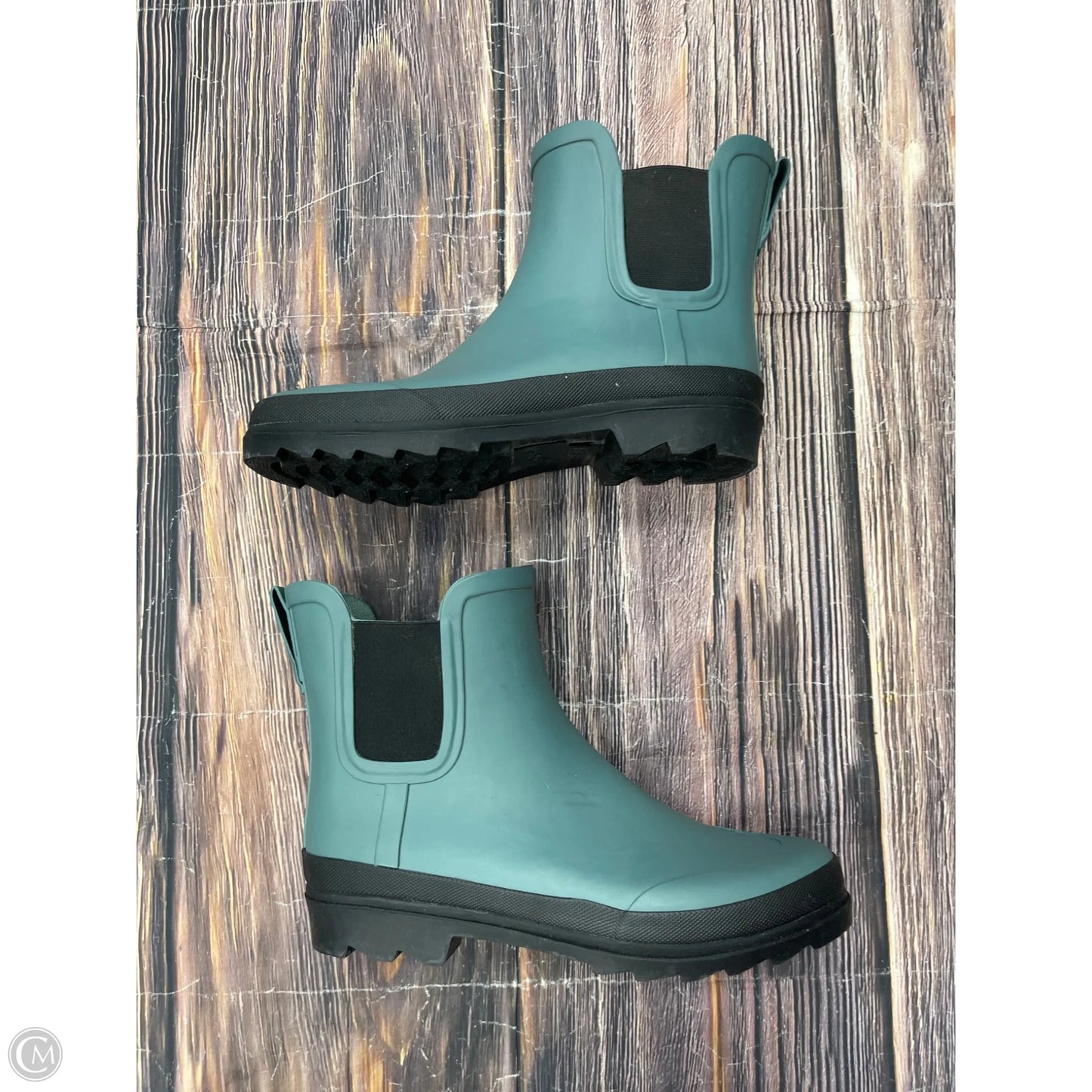 Boots Rain By J. Crew In Blue, Size: 9