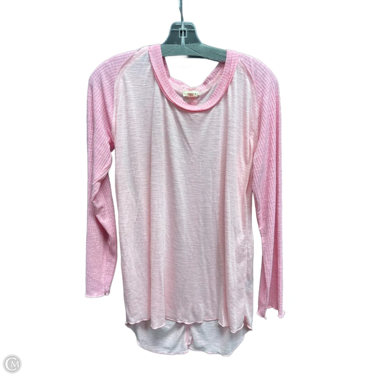 Top Long Sleeve By Pol In Pink, Size: S