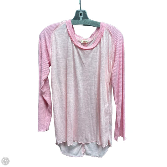 Top Long Sleeve By Pol In Pink, Size: S