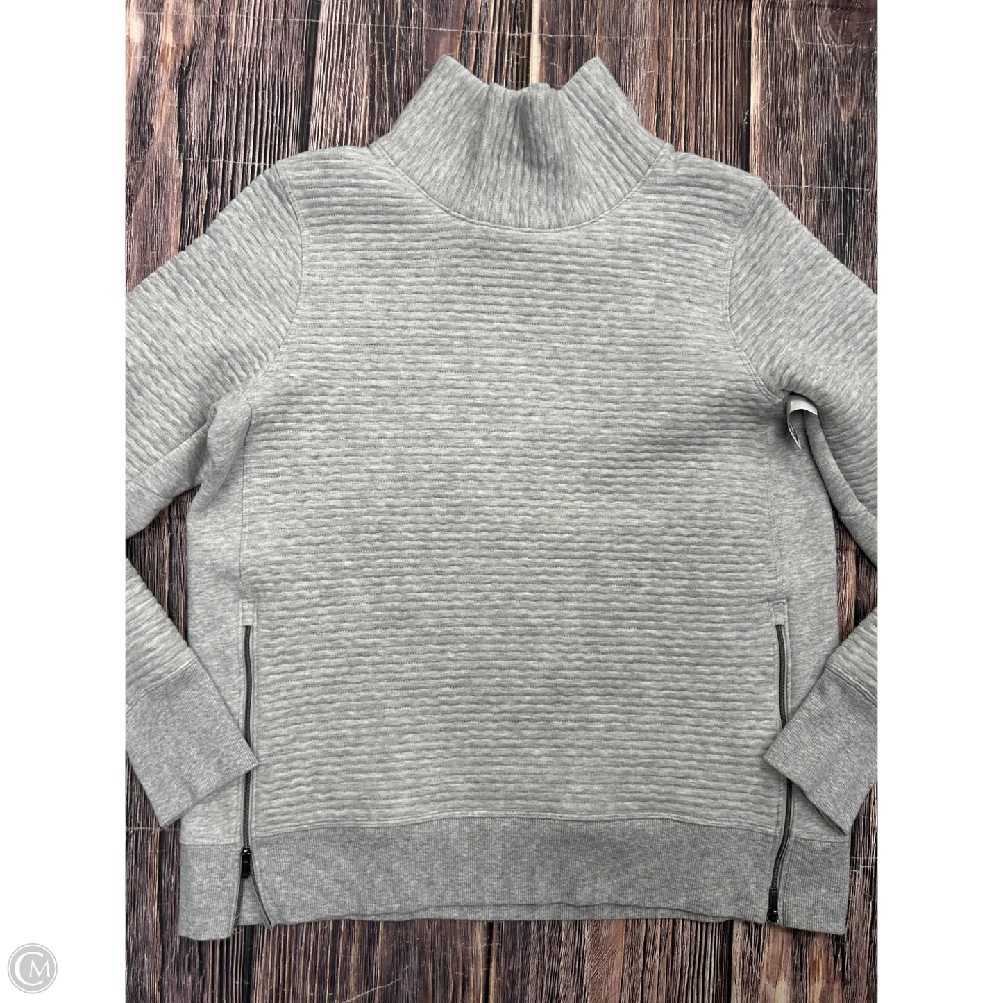 Sweatshirt Collar By All In Motion In Grey, Size: L