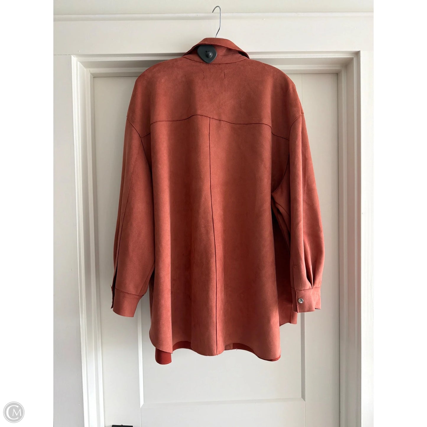 Jacket Shirt By Truth In Orange, Size: 1x