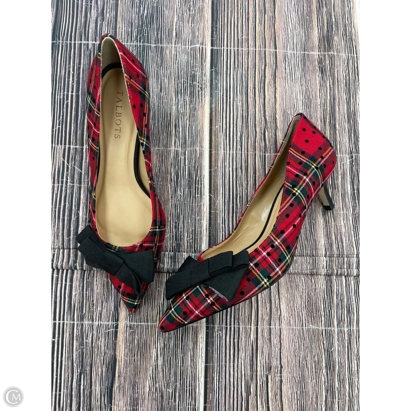 Shoes Heels Kitten By Talbots In Red, Size: 7.5