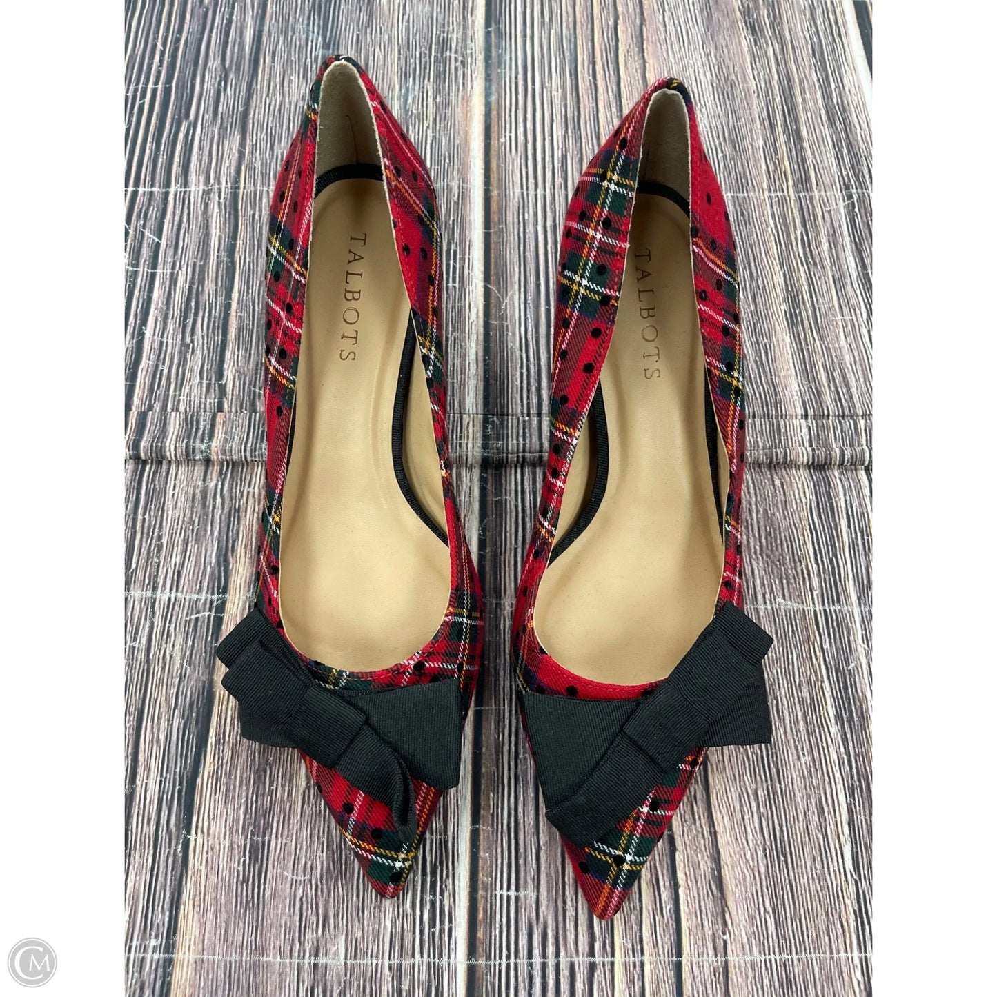 Shoes Heels Kitten By Talbots In Red, Size: 7.5