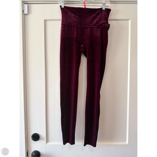 Pants Leggings By Spanx In Red, Size: L