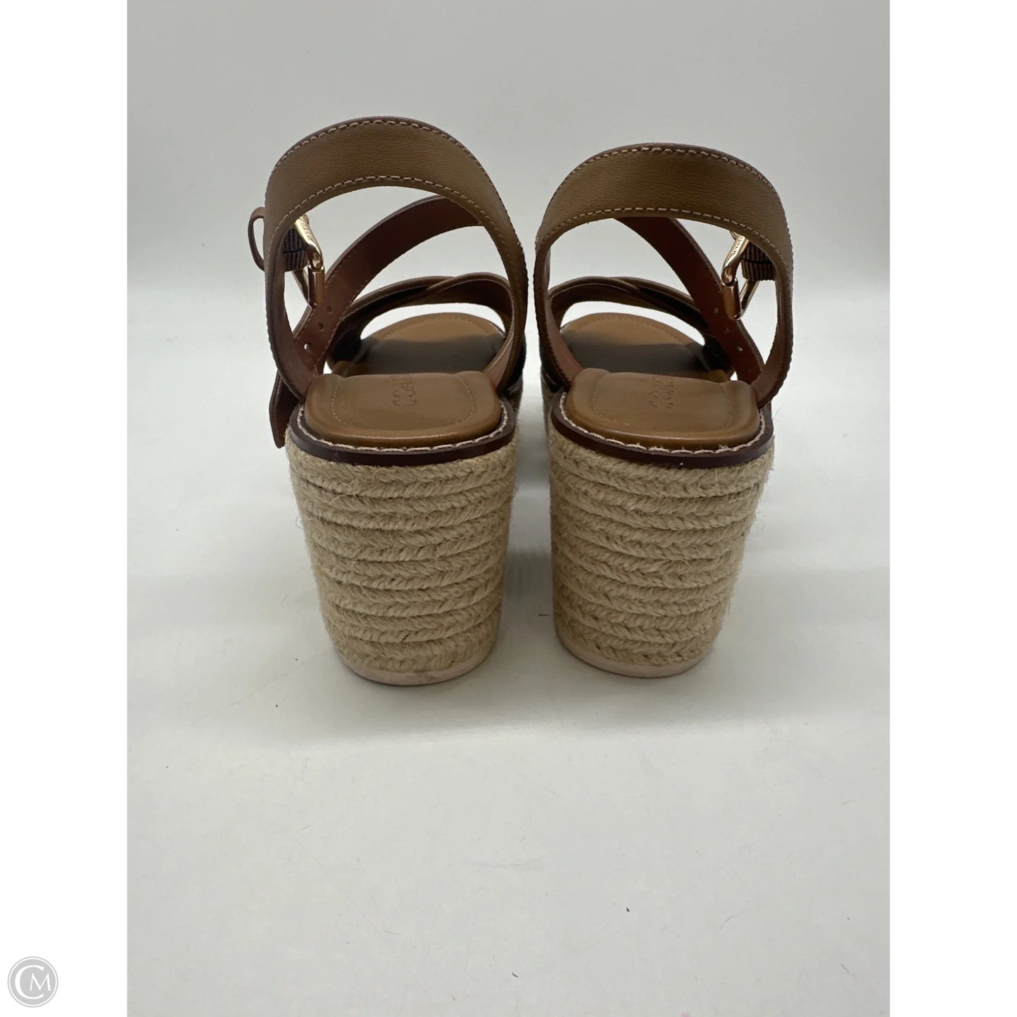 Sandals Designer By Coach In Blue, Size: 7