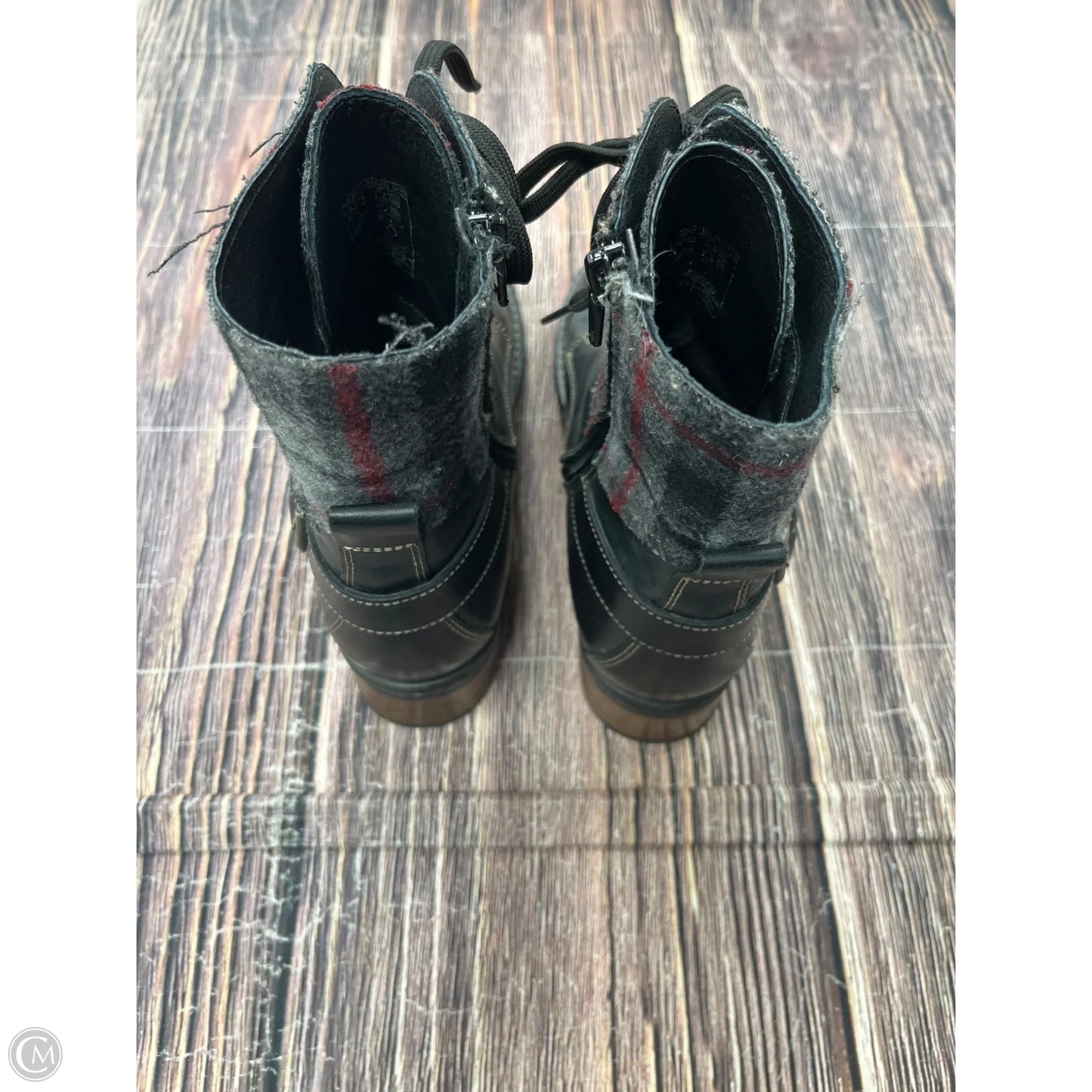 Boots Ankle Heels By Taos In Black, Size: 7.5