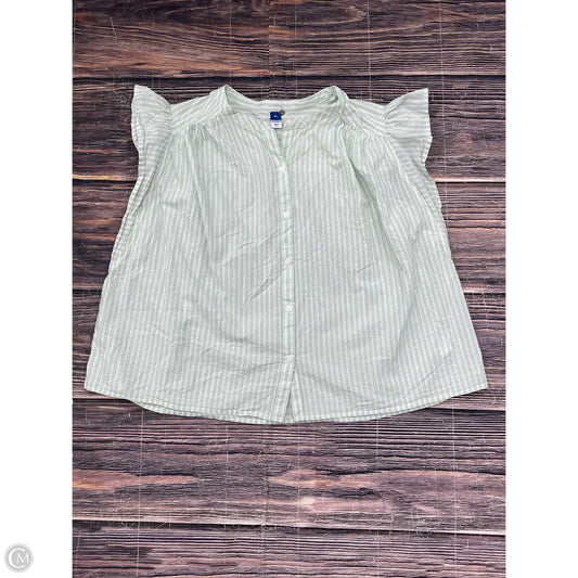 Top Sleeveless By Old Navy In Green, Size: Xl