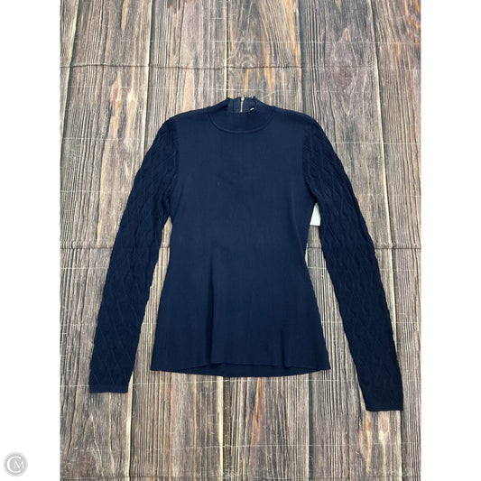 Top Long Sleeve By White House Black Market In Blue, Size: L