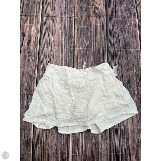 Athletic Skirt By Lululemon In White, Size: 8