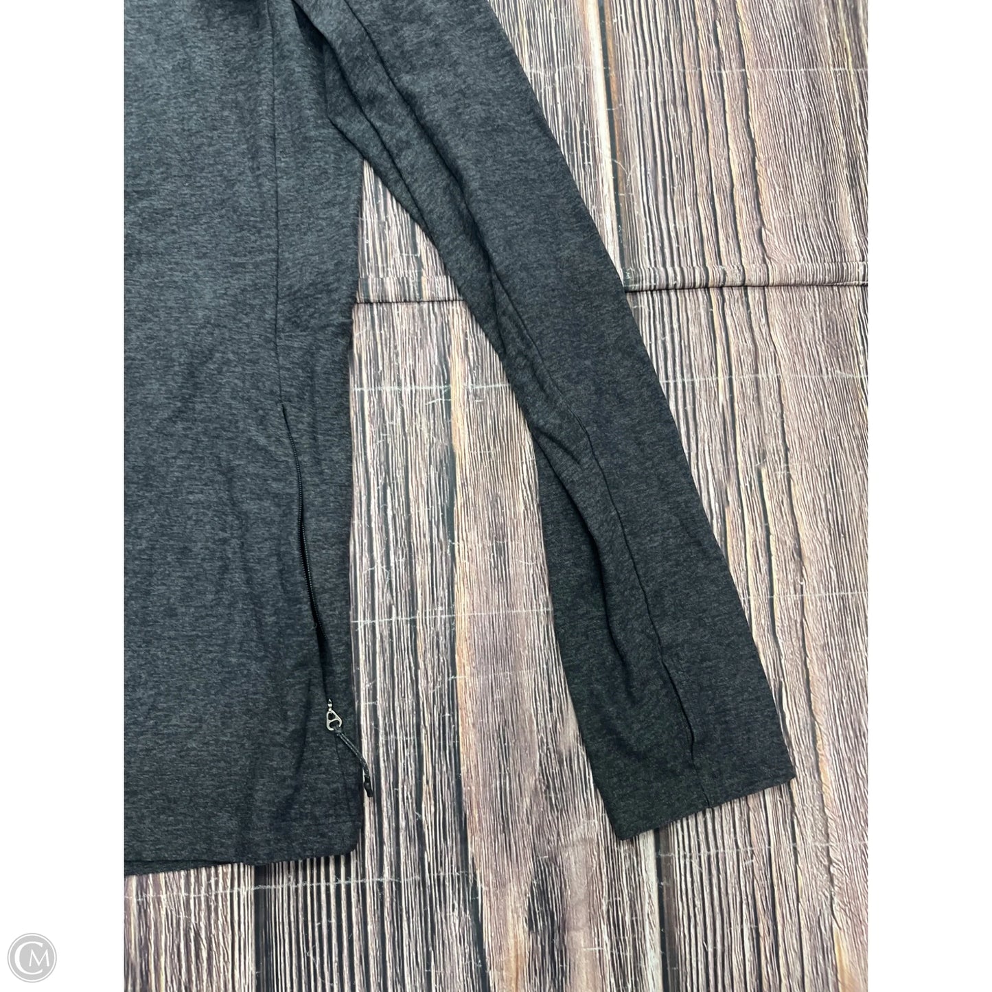 Athletic Jacket By Lululemon In Grey, Size: M