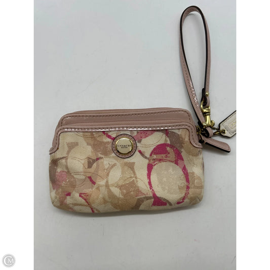 Wristlet Designer By Coach, Size: Small