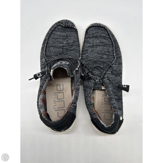Shoes Sneakers By Hey Dude In Black, Size: 10