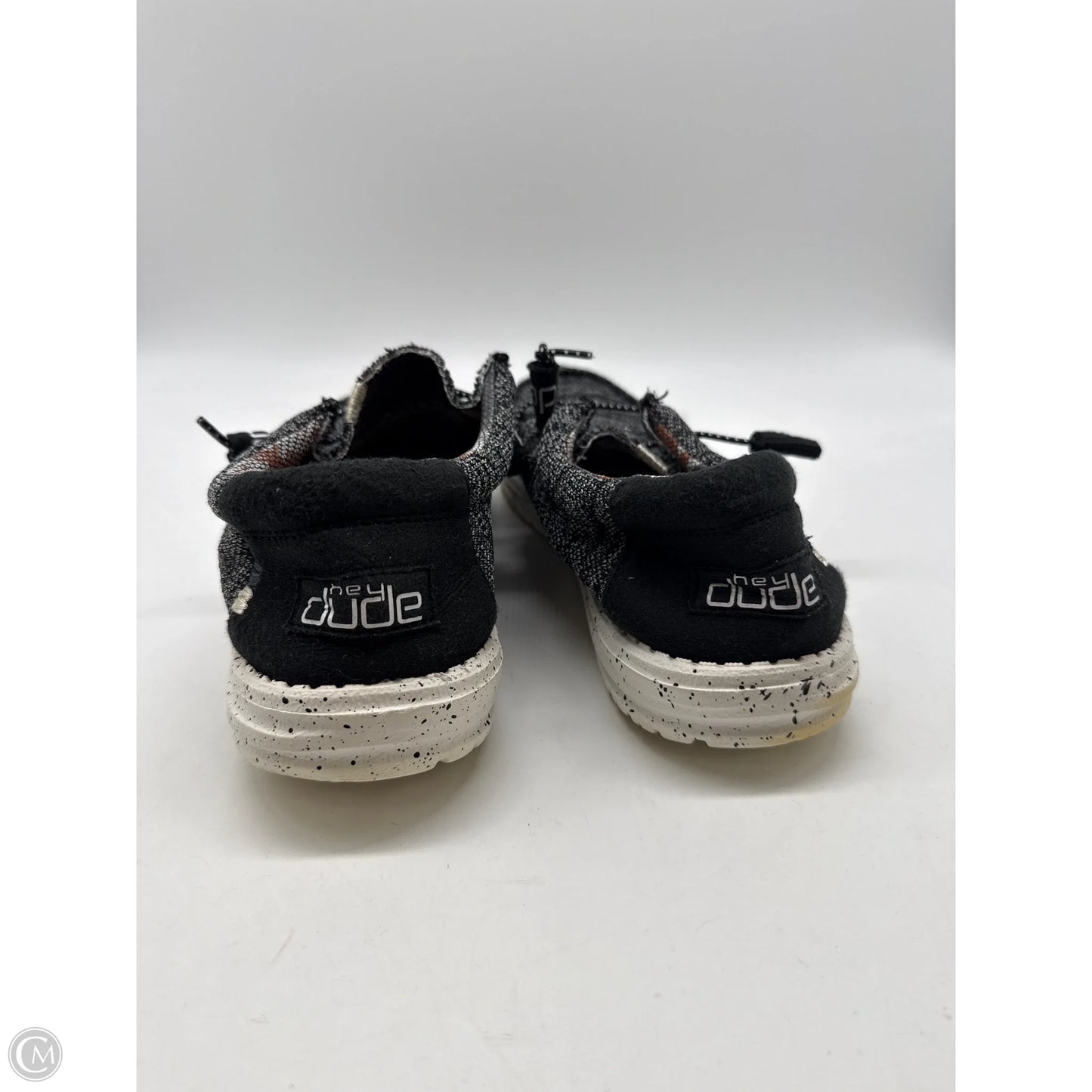 Shoes Sneakers By Hey Dude In Black, Size: 10