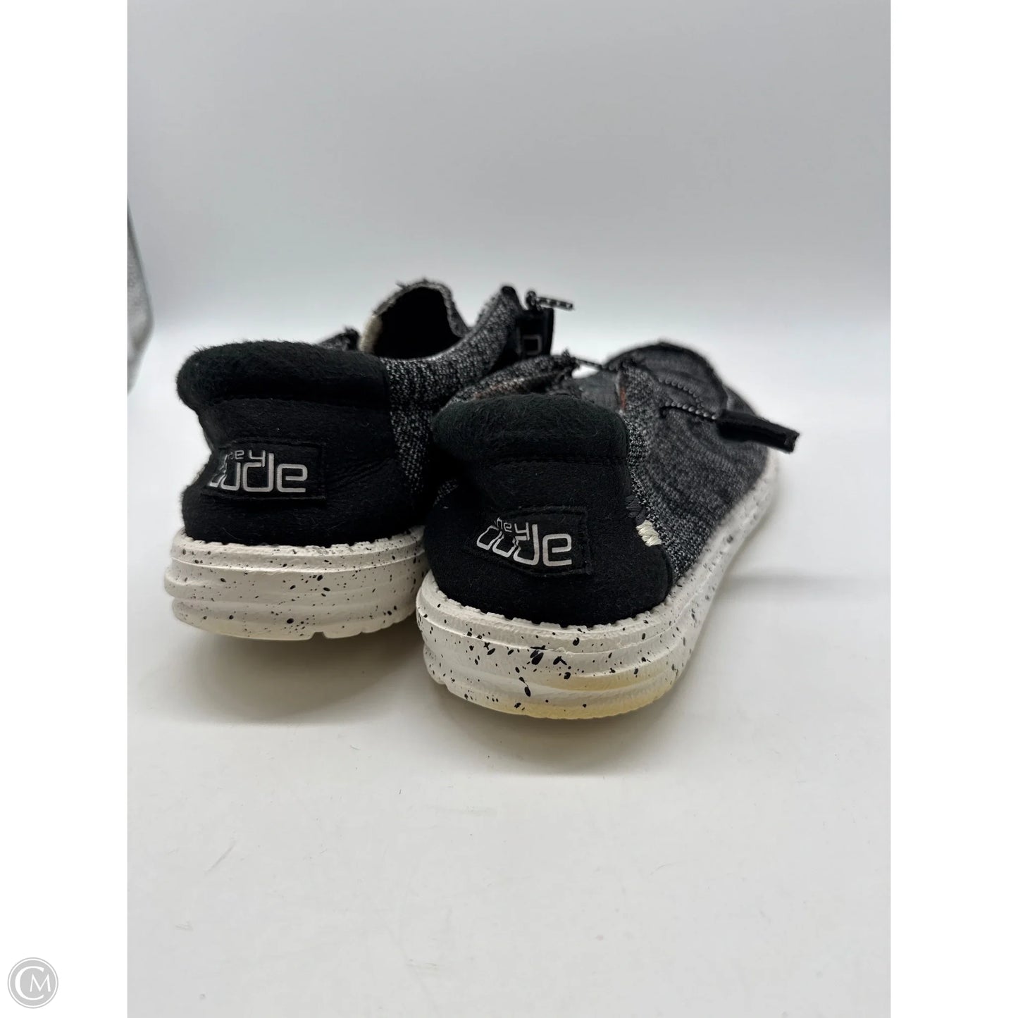 Shoes Sneakers By Hey Dude In Black, Size: 10