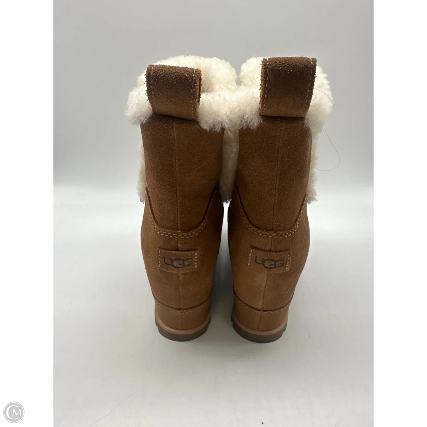 Boots Designer By Ugg In Brown, Size: 8.5