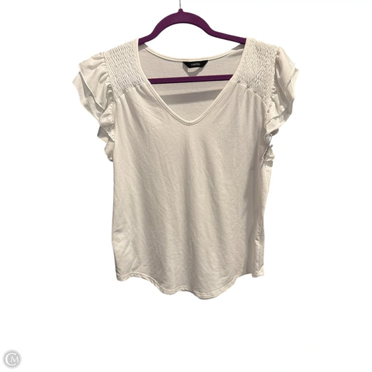 Top Short Sleeve By Dokotoo In White, Size: S