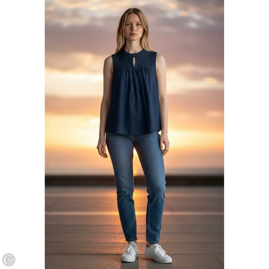 Tank Top By Daniel Rainn In Navy, Size: Xs