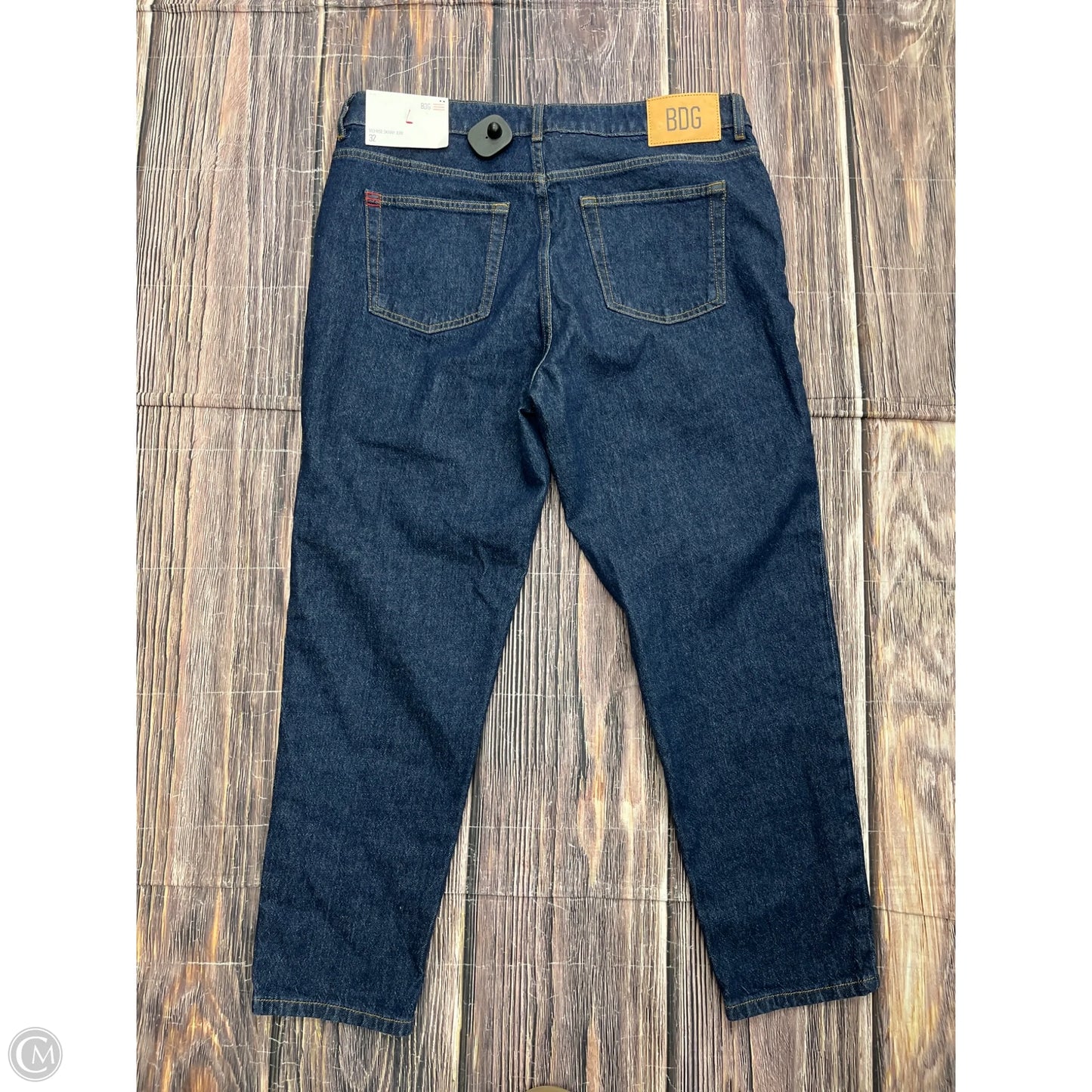 Jeans Skinny By Bdg In Blue Denim, Size: 14