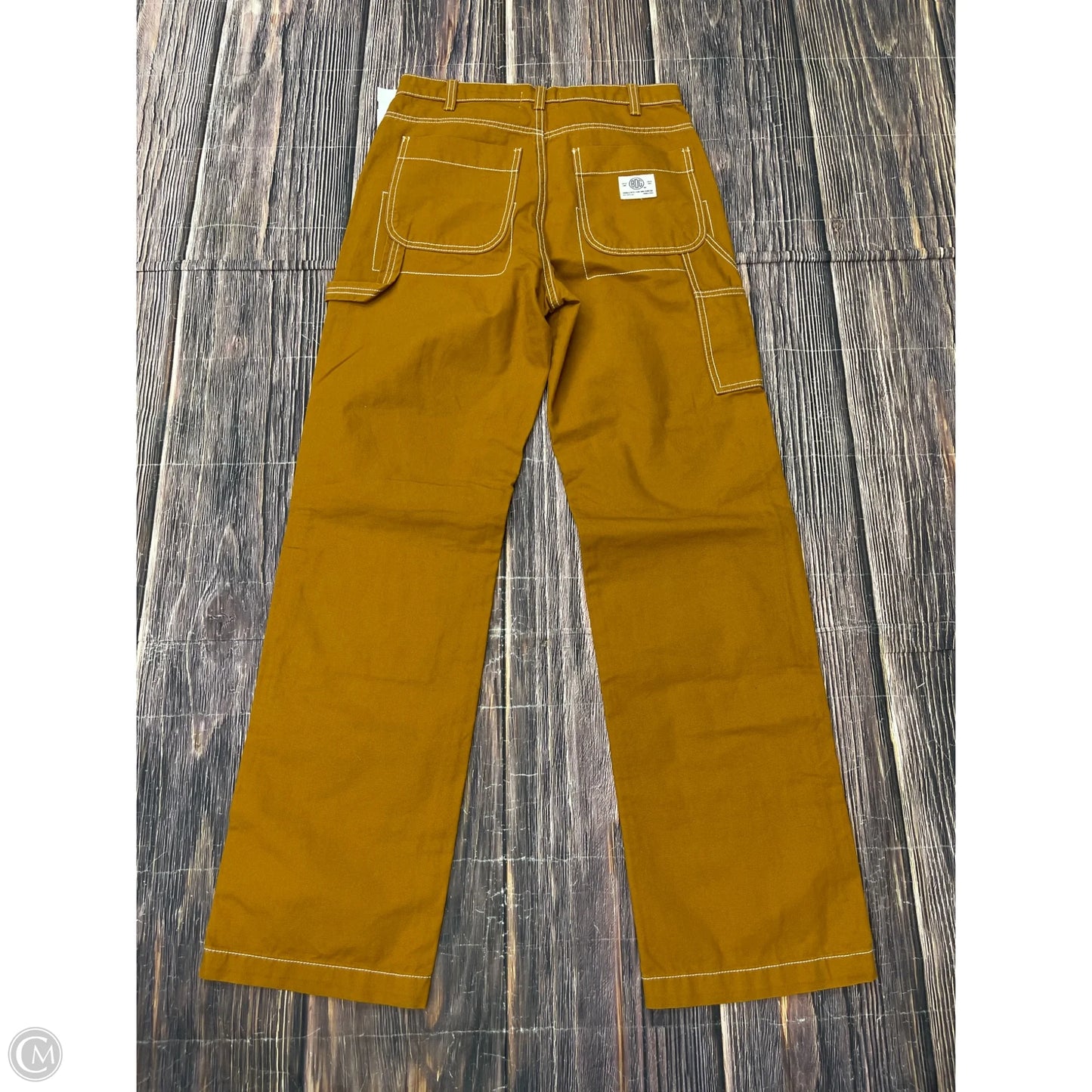 Jeans Straight By Bdg In Yellow Denim, Size: 4