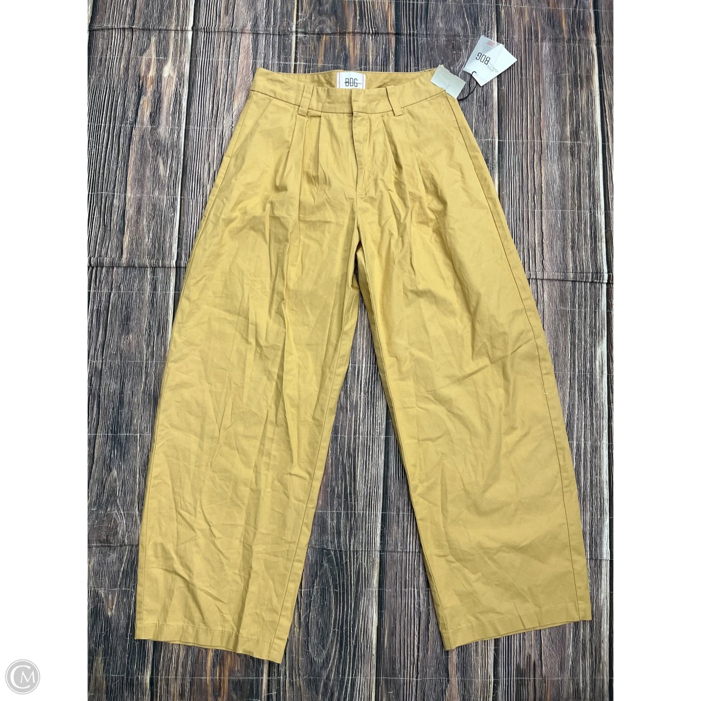 Pants Wide Leg By Bdg In Yellow, Size: 4
