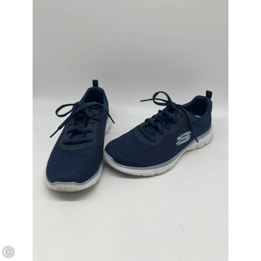Shoes Athletic By Skechers In Blue, Size: 8