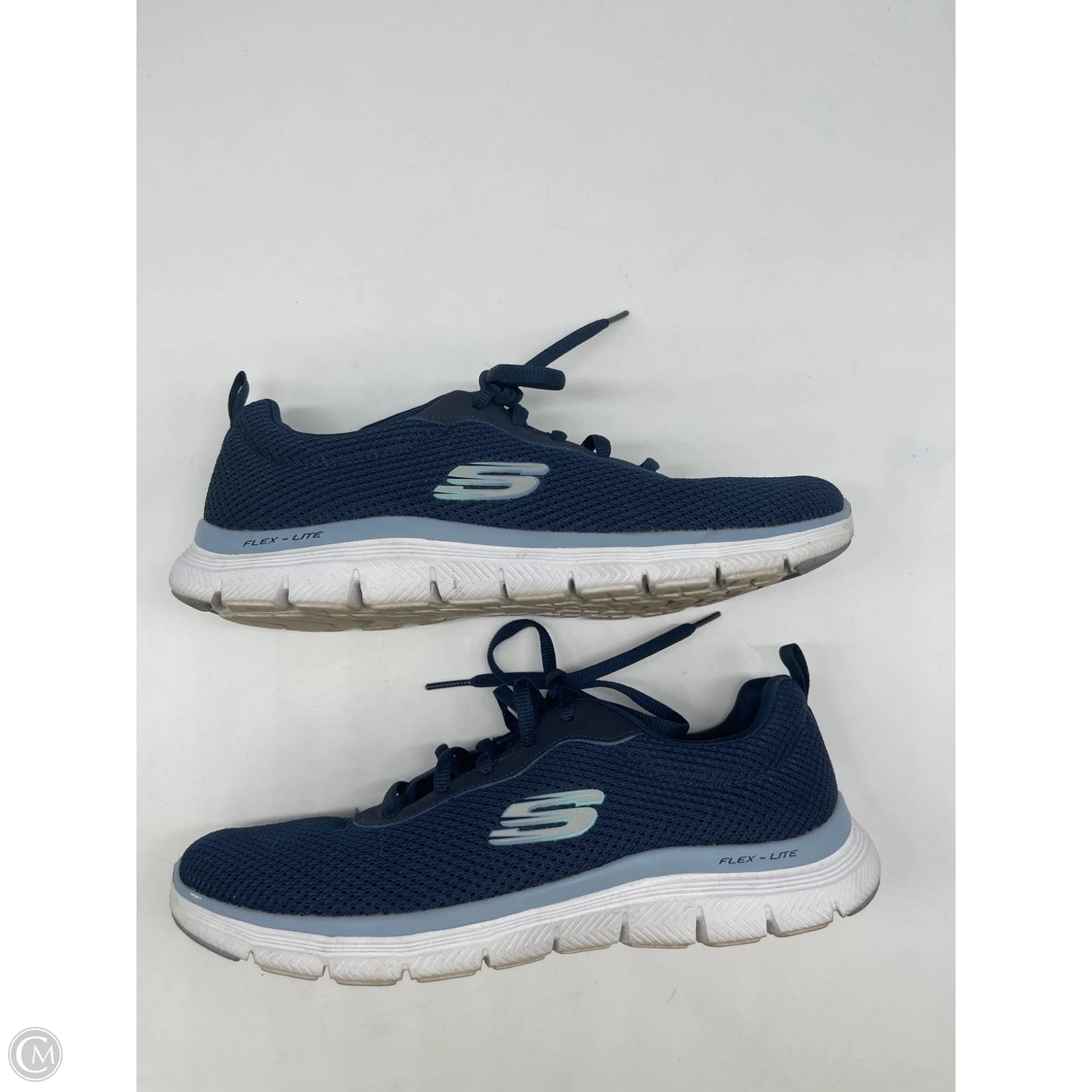 Shoes Athletic By Skechers In Blue, Size: 8
