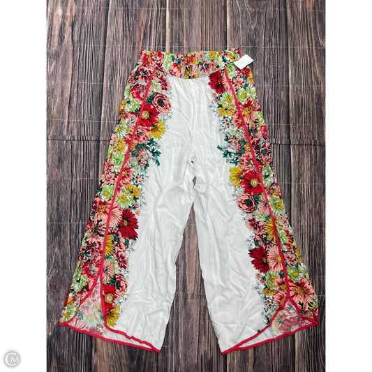 Pants Wide Leg By Anthropologie In Red, Size: S