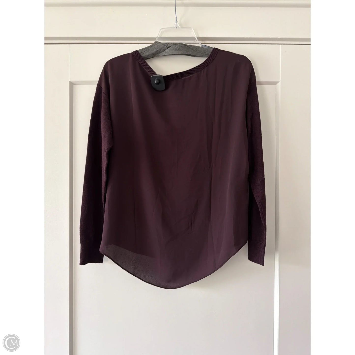 Top Long Sleeve By Loft In Purple, Size: Xs