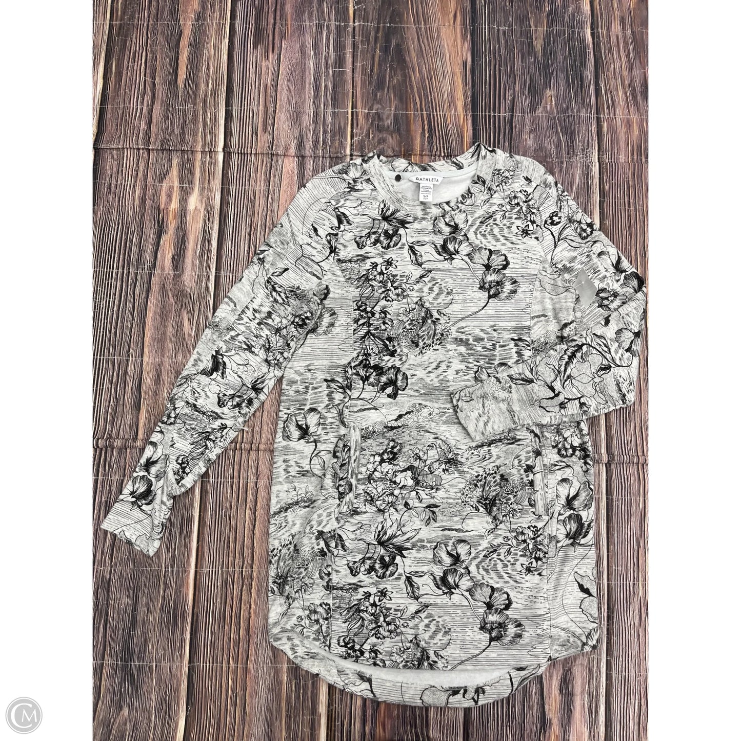 Sweatshirt Crewneck By Athleta In White, Size: S