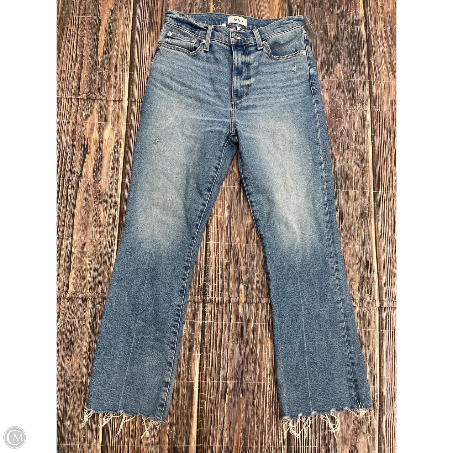 Jeans Boot Cut By Pistola In Blue Denim, Size: 4