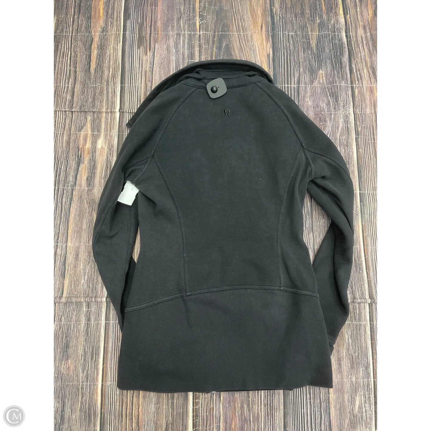 Athletic Jacket By Lululemon In Black, Size: 8