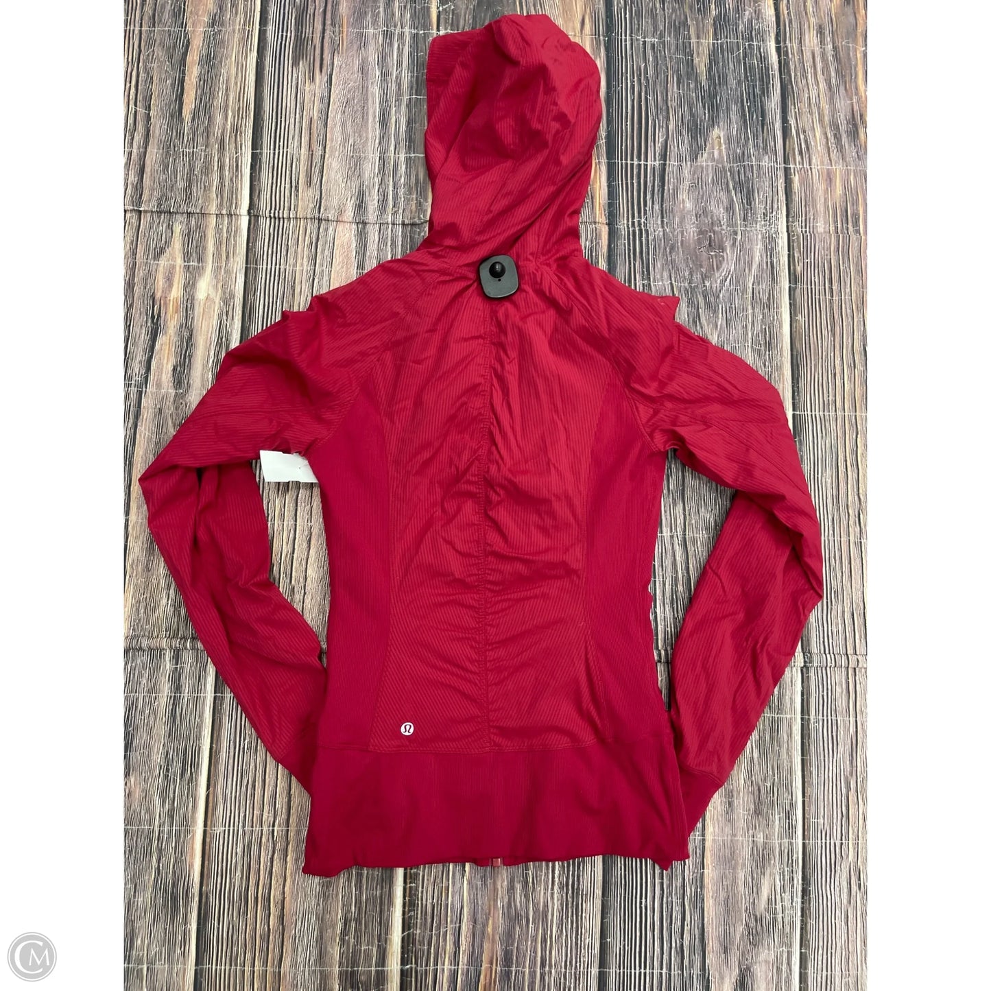 Athletic Jacket By Lululemon In Red, Size: 6