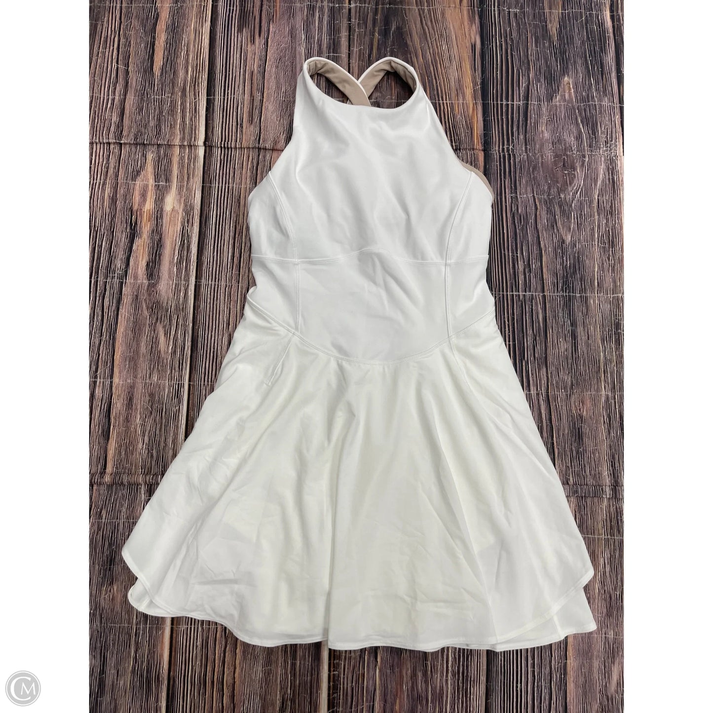Athletic Dress By Lululemon In White, Size: 6
