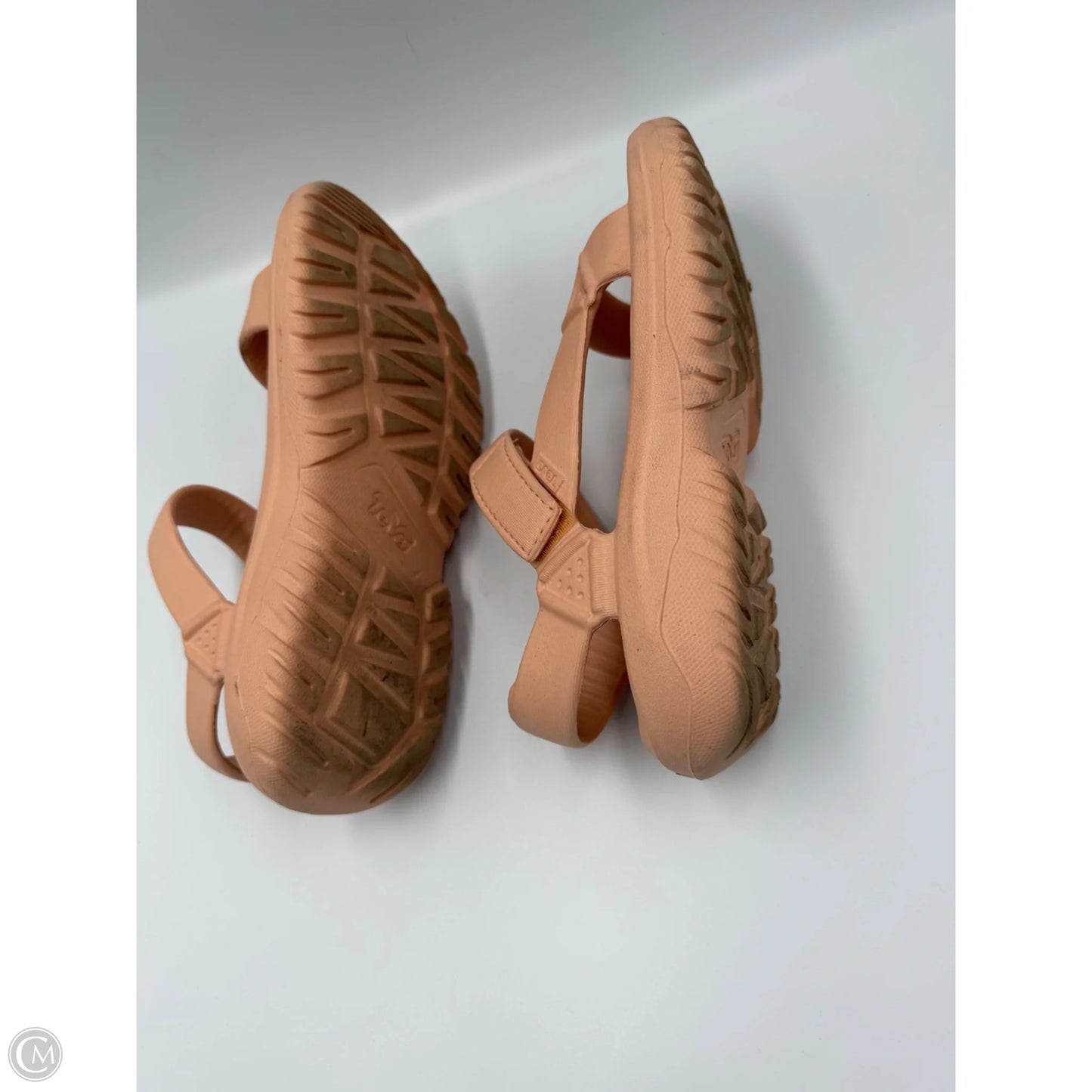 Sandals Flats By Teva In Peach, Size: 6