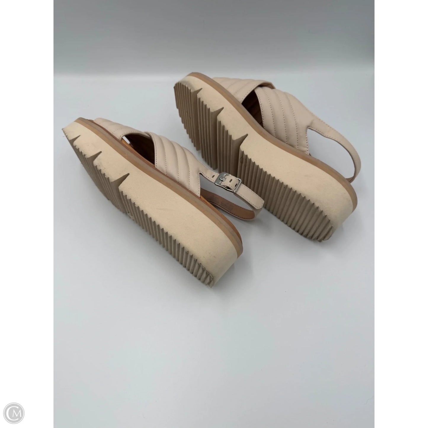 Sandals Heels Platform By Corso Como In Cream, Size: 6