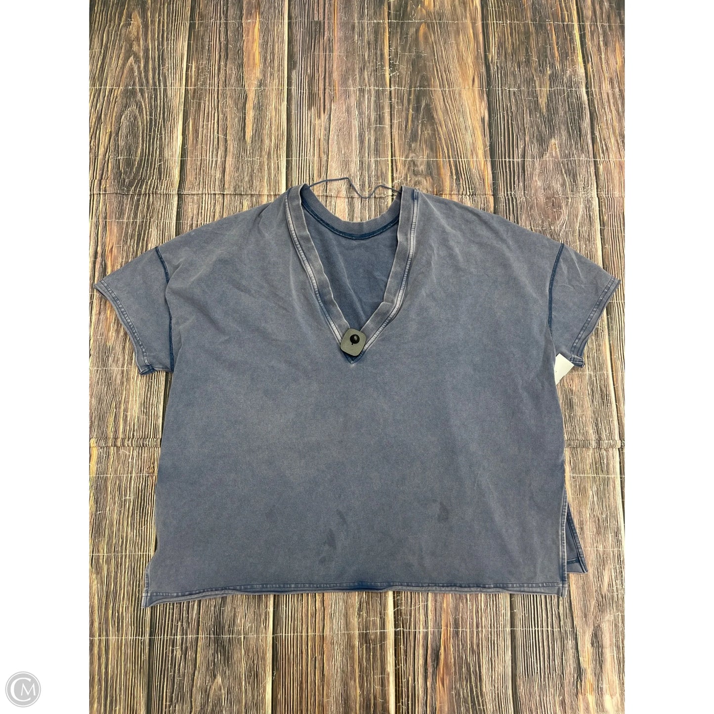 Top Short Sleeve By Free People In Blue, Size: S