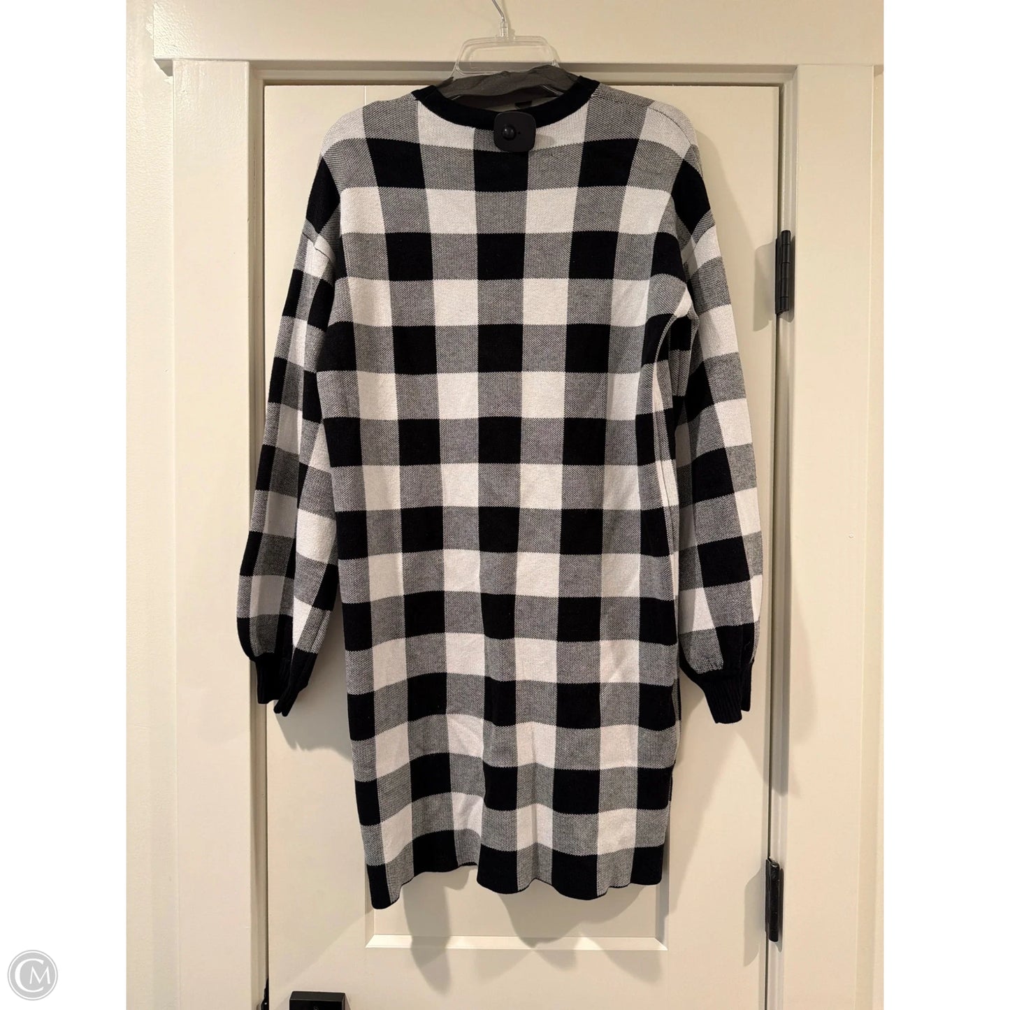 Dress Sweater By Flat White In Black, Size: S