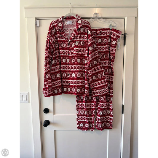 Pajamas 2pc By Old Navy In Red, Size: 1x