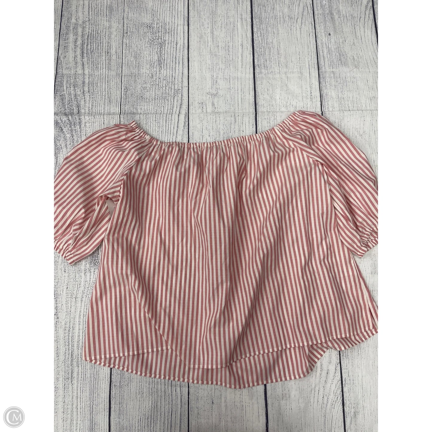Top Short Sleeve By Loft In Pink, Size: 24