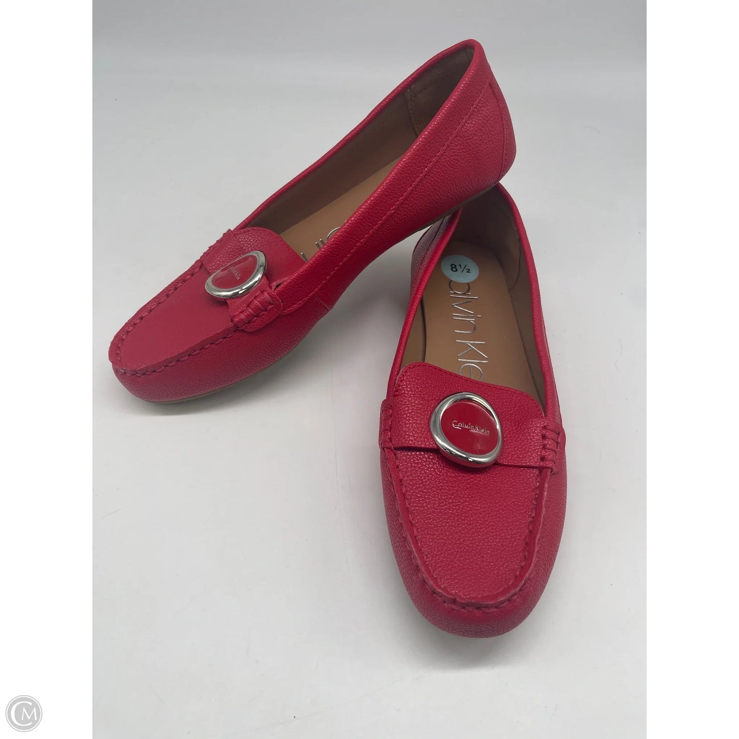 Shoes Flats By Calvin Klein In Red, Size: 8.5