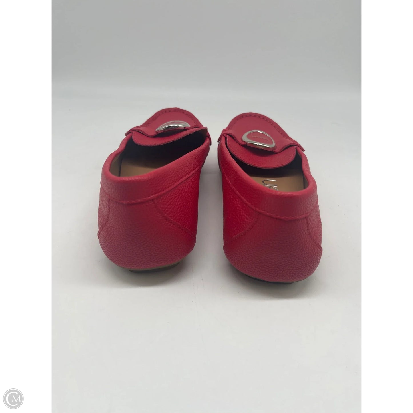 Shoes Flats By Calvin Klein In Red, Size: 8.5