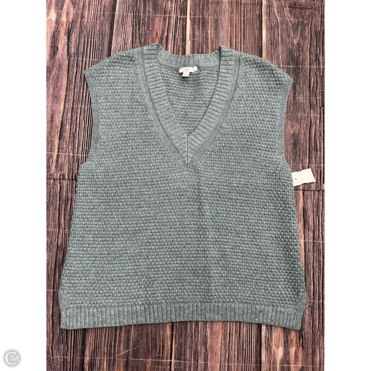 Vest Sweater By J. Jill In Green, Size: M